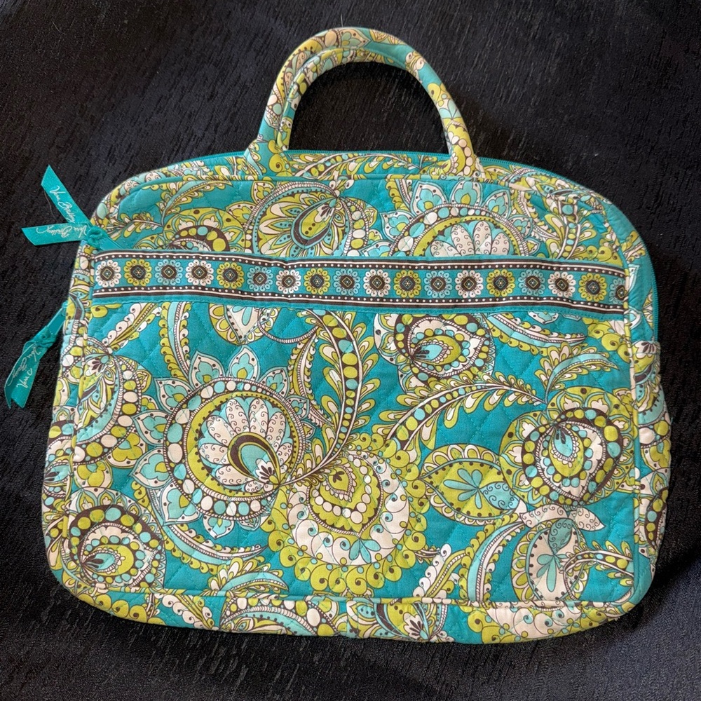 Vera Bradley Paisley Tablet Cover - Teal and Yellow